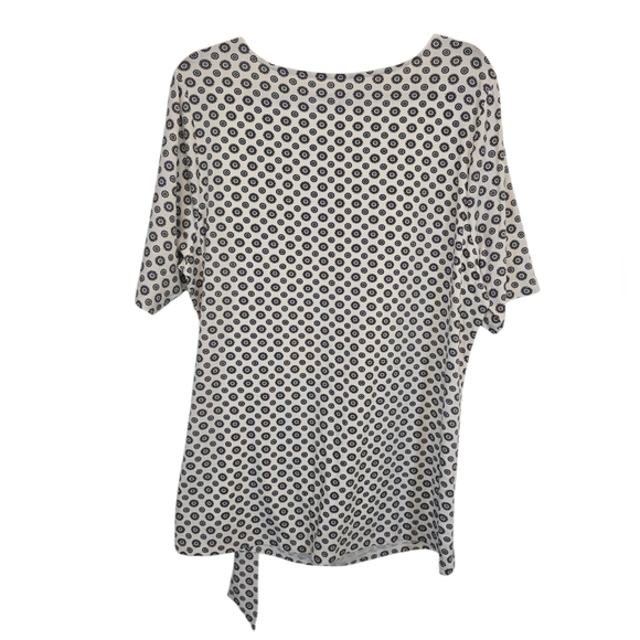 Land's End 1X Modal Blend Jersey Front Tie Top - Picture 2 of 9